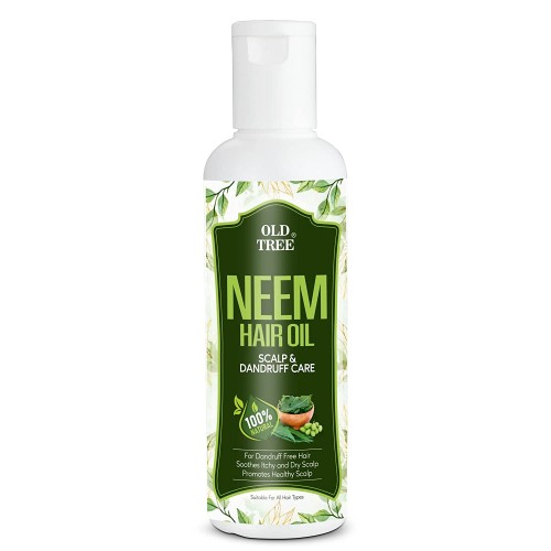 Old Tree Neem Hair Oil 100% Natural, 100ml