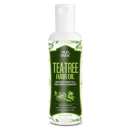 Old Tree Tea Tree Hair Oil 100% Natural, 100ml